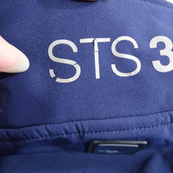 Sperry Top Sider STS35 Men Blue Performance Softshell Jacket Size M Nautical - Picture 15 of 15